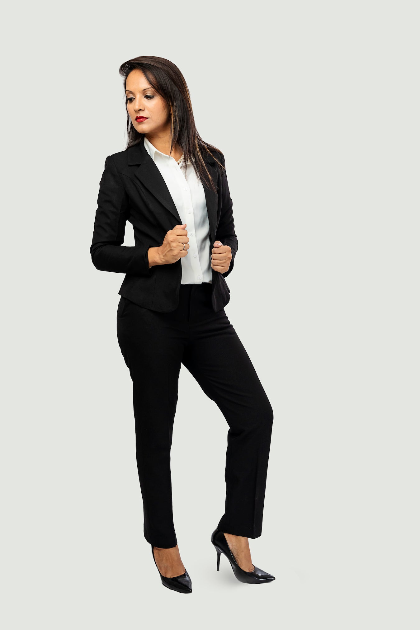 Fitted Blazer - Black